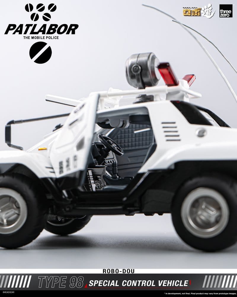 Mobile Police Patlabor ROBO-DOU Type 98 Véhicule de contrôle spécial 10 cm