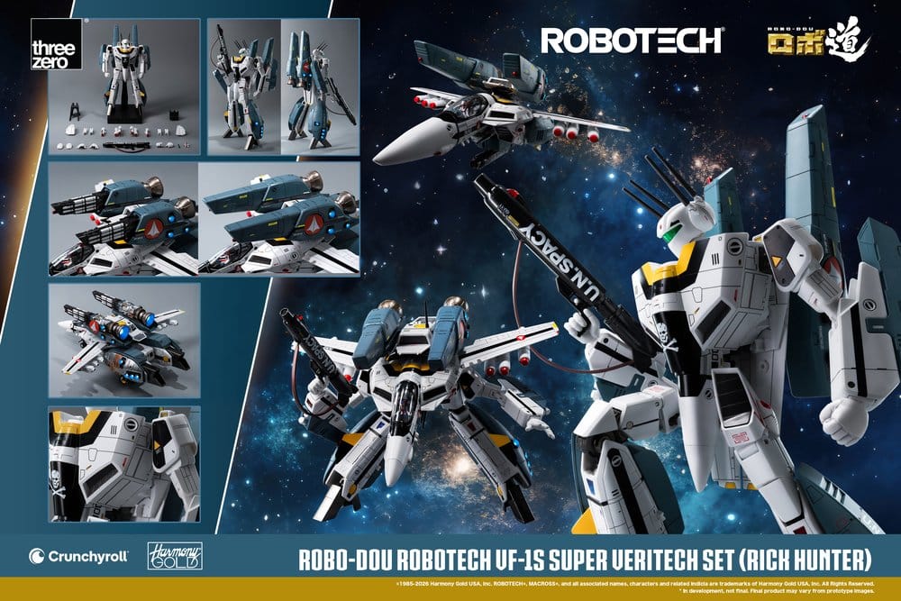 Robotech Robo-Dou figurine VF-1S Super Veritech Set (Rick Hunter) 20 cm