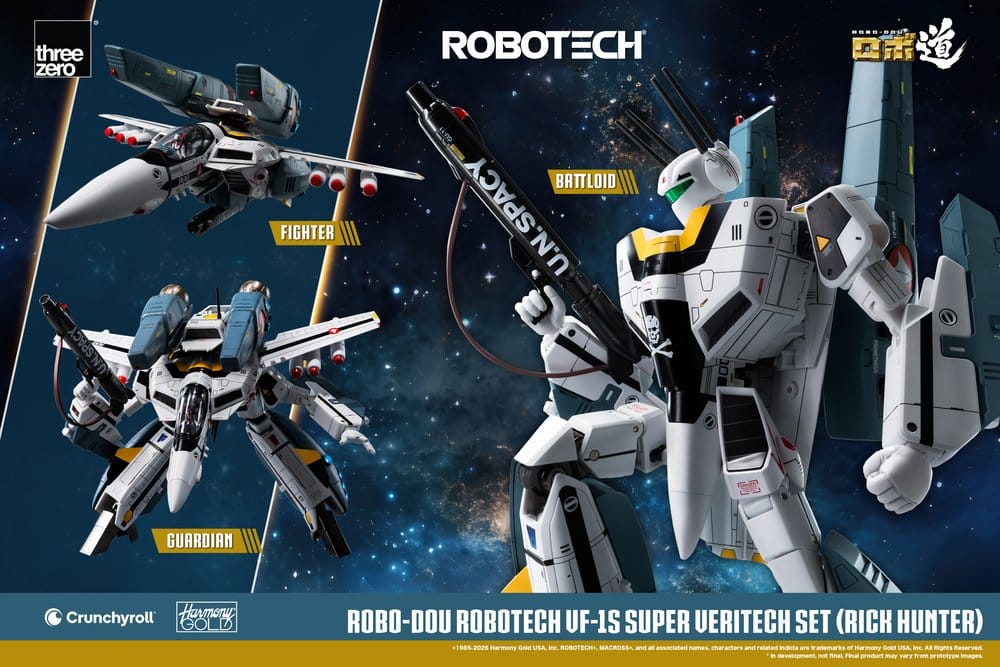 Robotech Robo-Dou figurine VF-1S Super Veritech Set (Rick Hunter) 20 cm