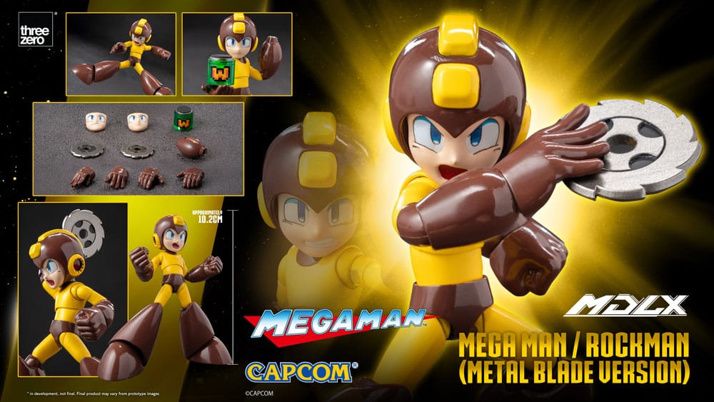 Mega Man figurine MDLX Mega Man / Rockman (Metal Blade Version) 10 cm
