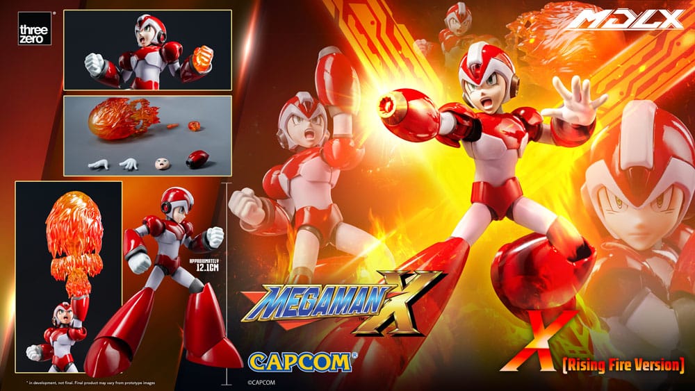 Mega Man figurine MDLX Rockman X / Mega Man X (Rising Fire Version) 12 cm