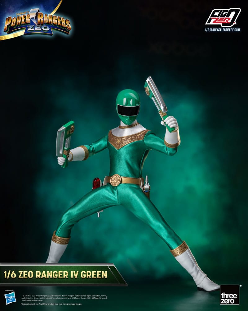 Power Rangers Zeo figurine FigZero 1/6 Ranger IV Green 30 cm