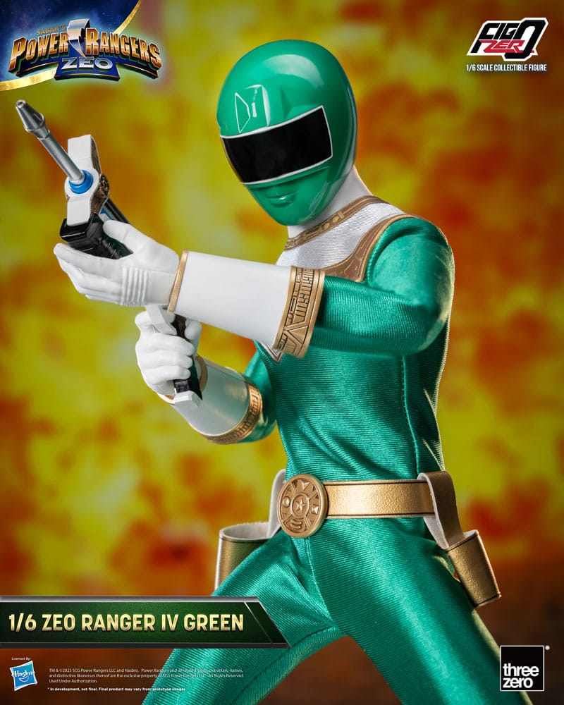 Power Rangers Zeo figurine FigZero 1/6 Ranger IV Green 30 cm