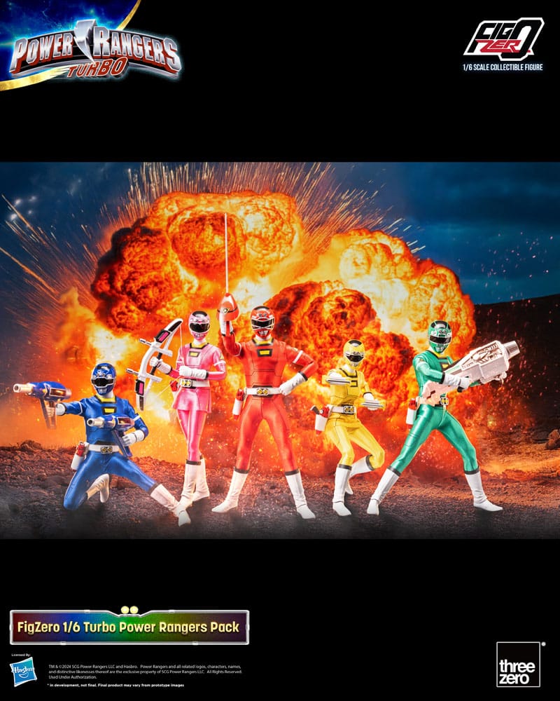 Power Rangers Turbo pack 5 figurines FigZero 1/6 Turbo Power Rangers 30 cm