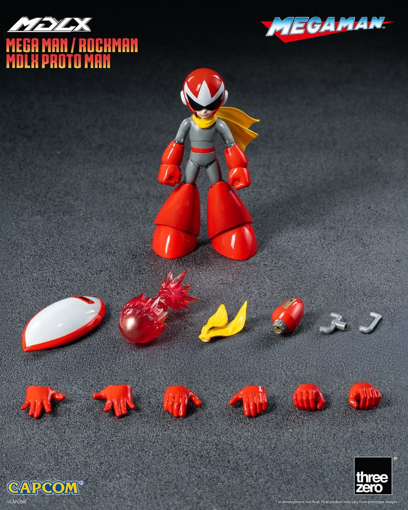 Mega Man figurine MDLX Rockman / Mega Man Proto Man 10 cm