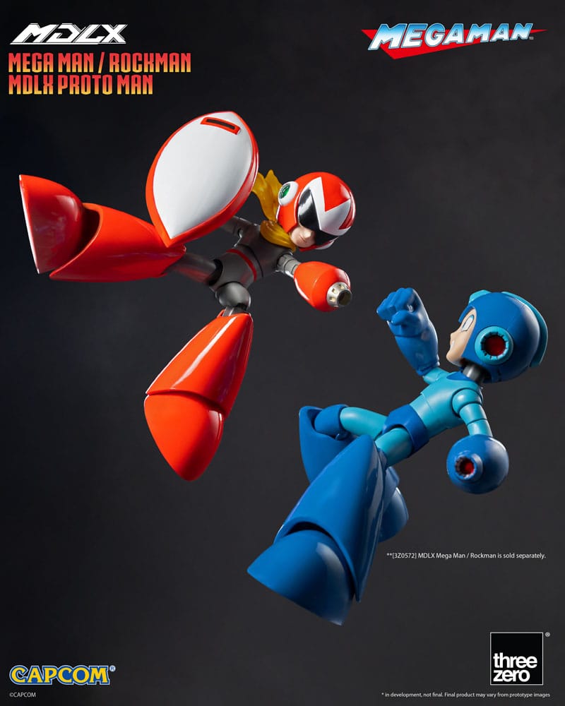 Mega Man figurine MDLX Rockman / Mega Man Proto Man 10 cm