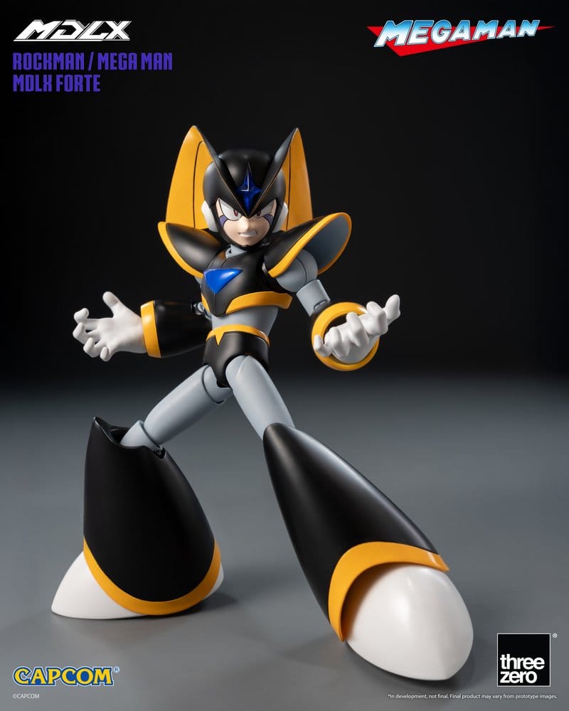 Mega Man figurine MDLX Rockman / Mega Man Forte 10 cm