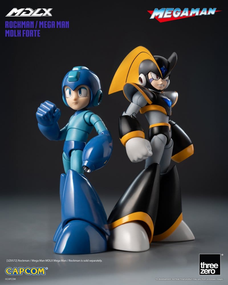 Mega Man figurine MDLX Rockman / Mega Man Forte 10 cm