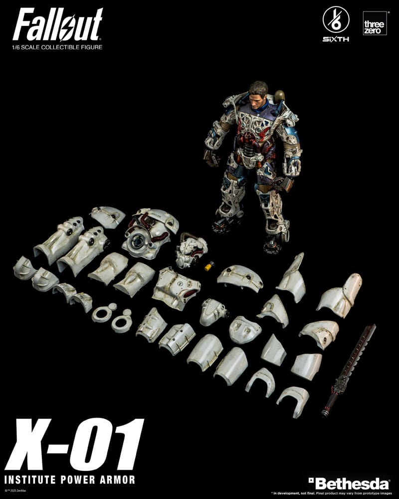 Fallout figurine FigZero 1/6 X-01 Institute Power Armor 37 cm