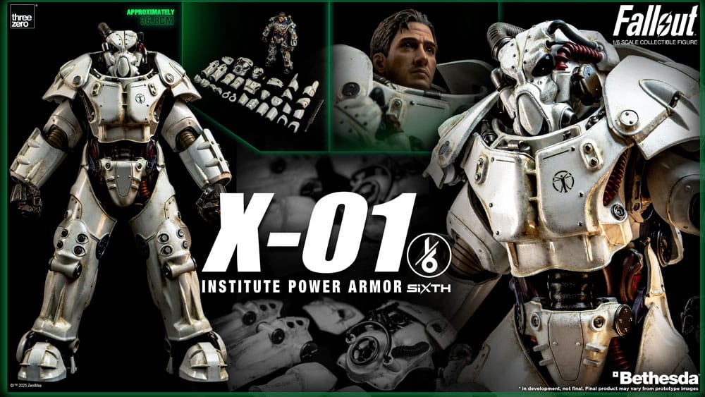 Fallout figurine FigZero 1/6 X-01 Institute Power Armor 37 cm