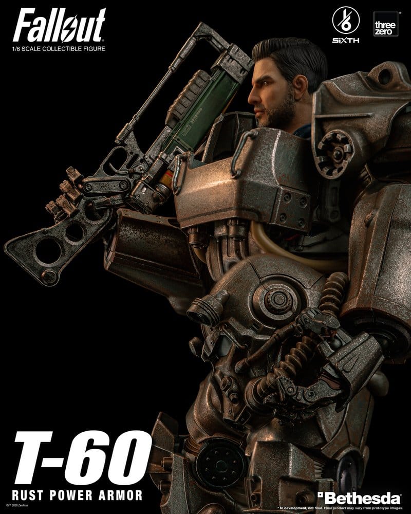 Fallout figurine 1/6 T-60 Rust Power Armor