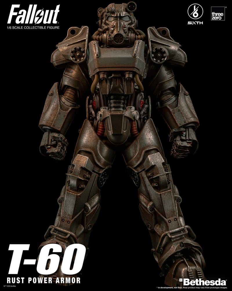 Fallout figurine 1/6 T-60 Rust Power Armor
