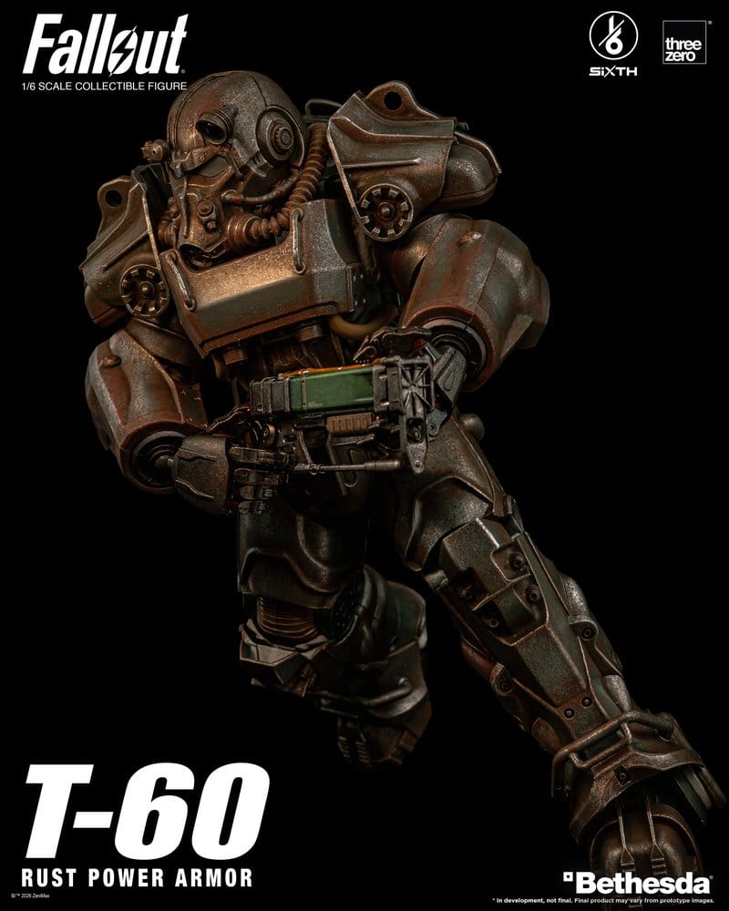 Fallout figurine 1/6 T-60 Rust Power Armor