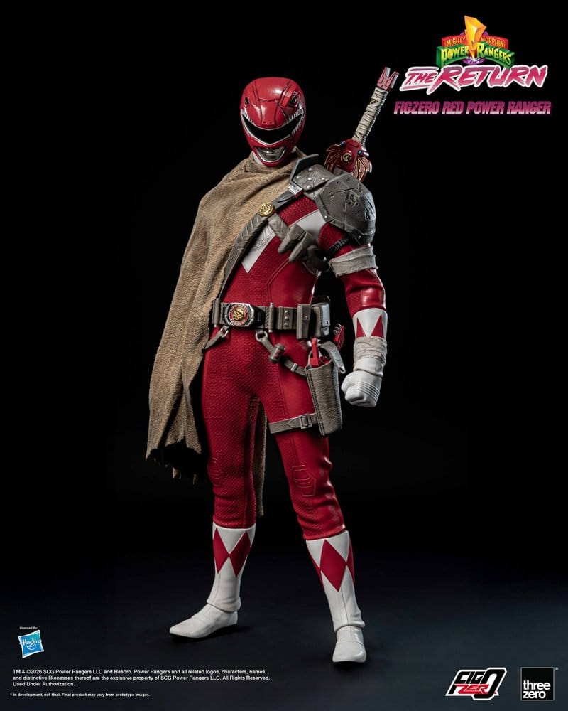 Mighty Morphin Power Rangers: The Return FigZero figurine 1/6 Red Power Ranger 31 cm