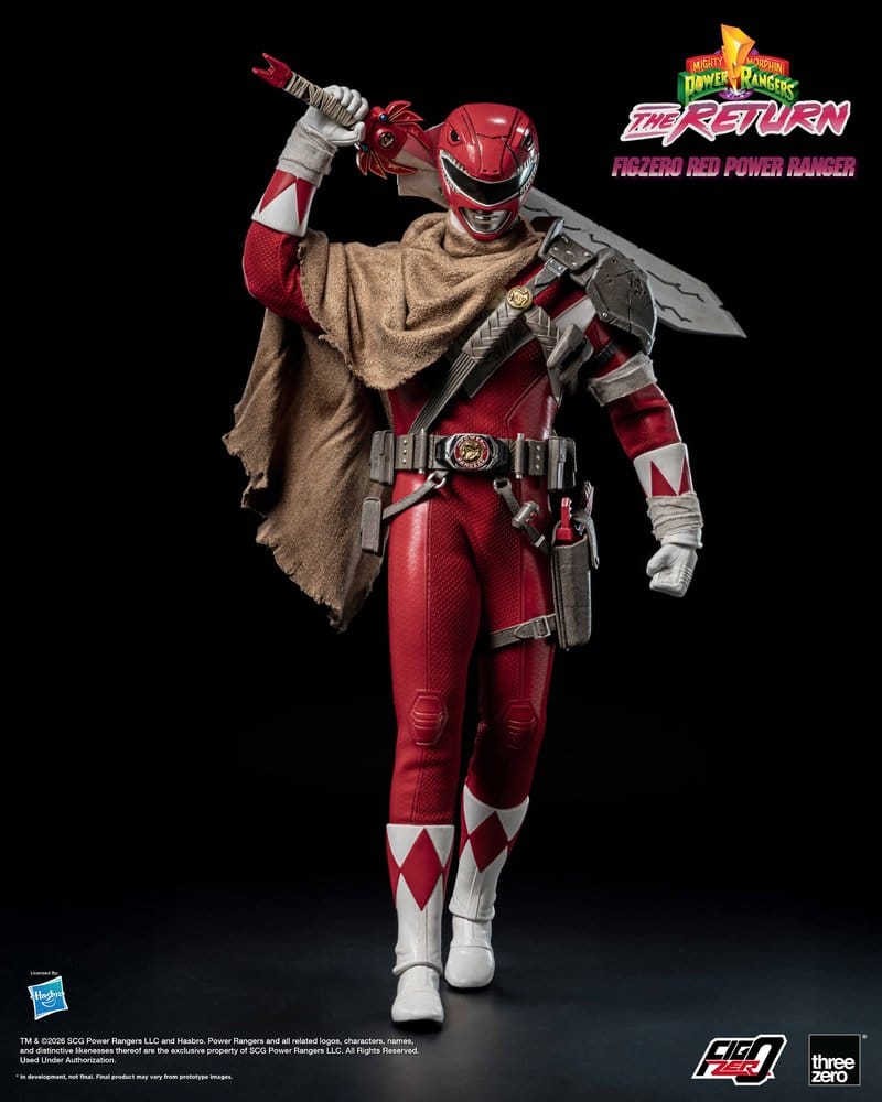 Mighty Morphin Power Rangers: The Return FigZero figurine 1/6 Red Power Ranger 31 cm