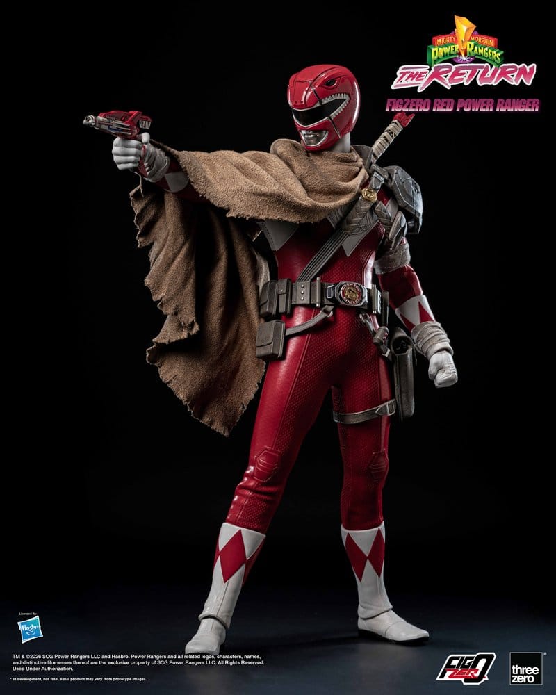 Mighty Morphin Power Rangers: The Return FigZero figurine 1/6 Red Power Ranger 31 cm