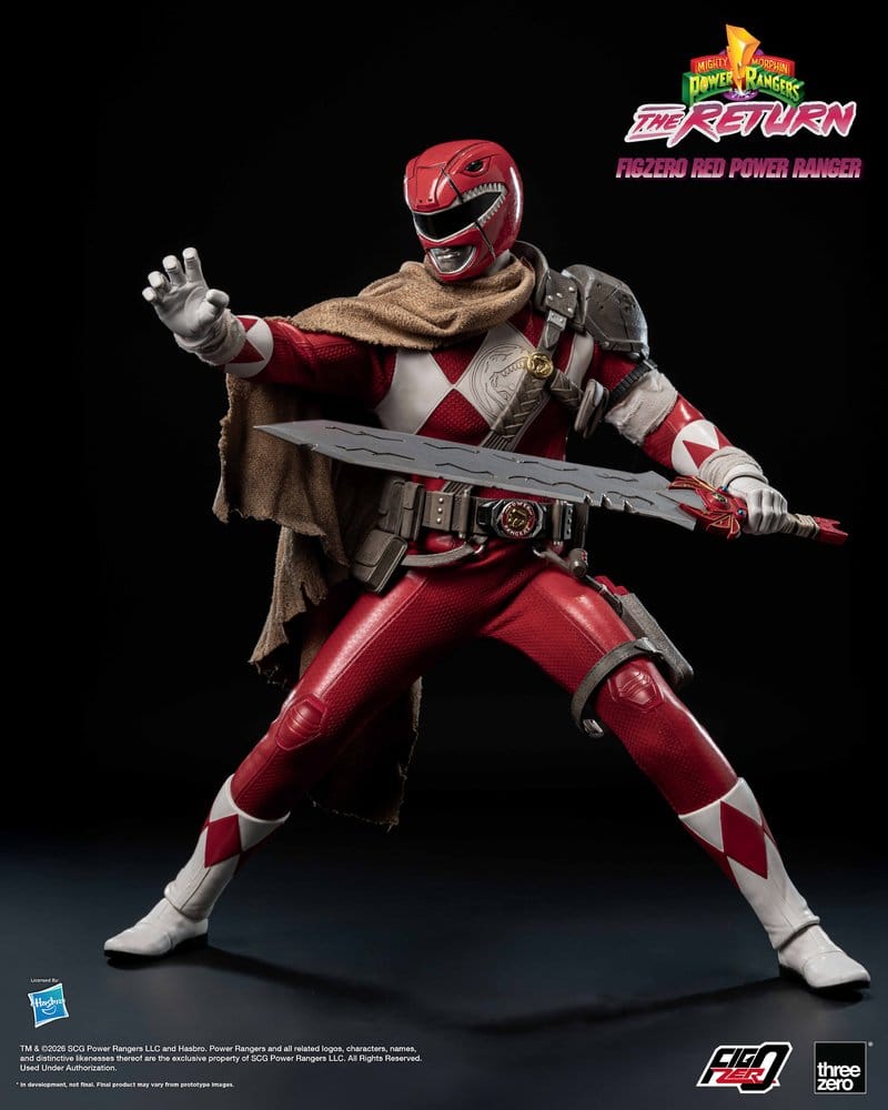 Mighty Morphin Power Rangers: The Return FigZero figurine 1/6 Red Power Ranger 31 cm