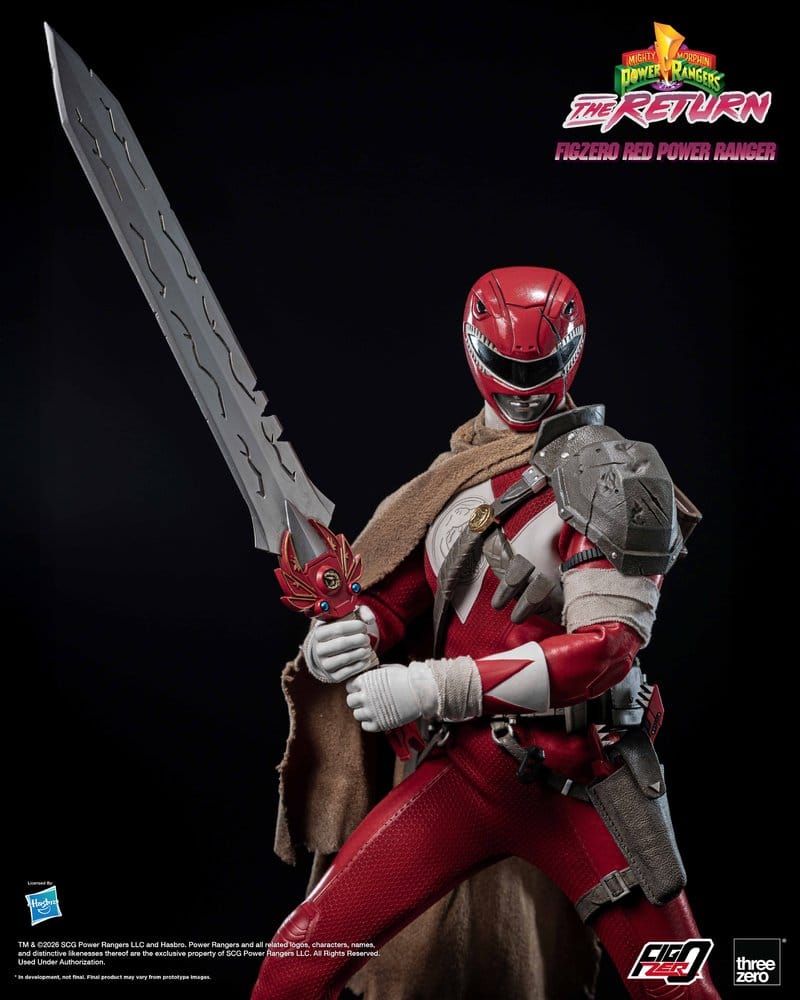 Mighty Morphin Power Rangers: The Return FigZero figurine 1/6 Red Power Ranger 31 cm