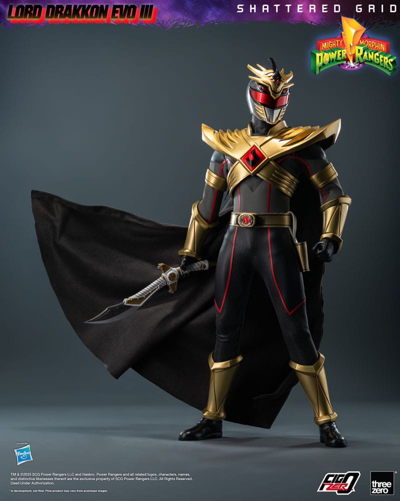 Mighty Morphin Power Rangers Shattered Grid figurine FigZero 1/6 Lord Drakkon Evo III 30 cm