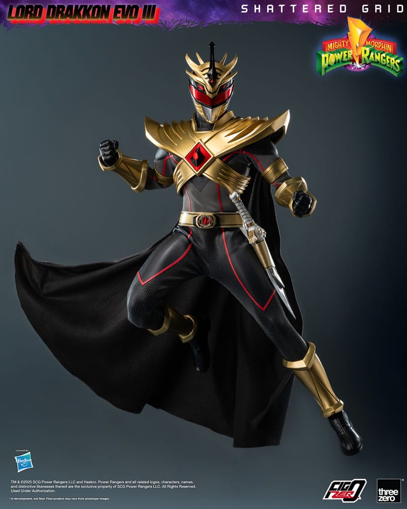 Mighty Morphin Power Rangers Shattered Grid figurine FigZero 1/6 Lord Drakkon Evo III 30 cm