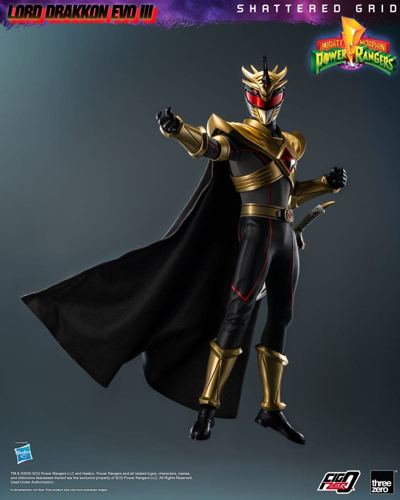 Mighty Morphin Power Rangers Shattered Grid figurine FigZero 1/6 Lord Drakkon Evo III 30 cm