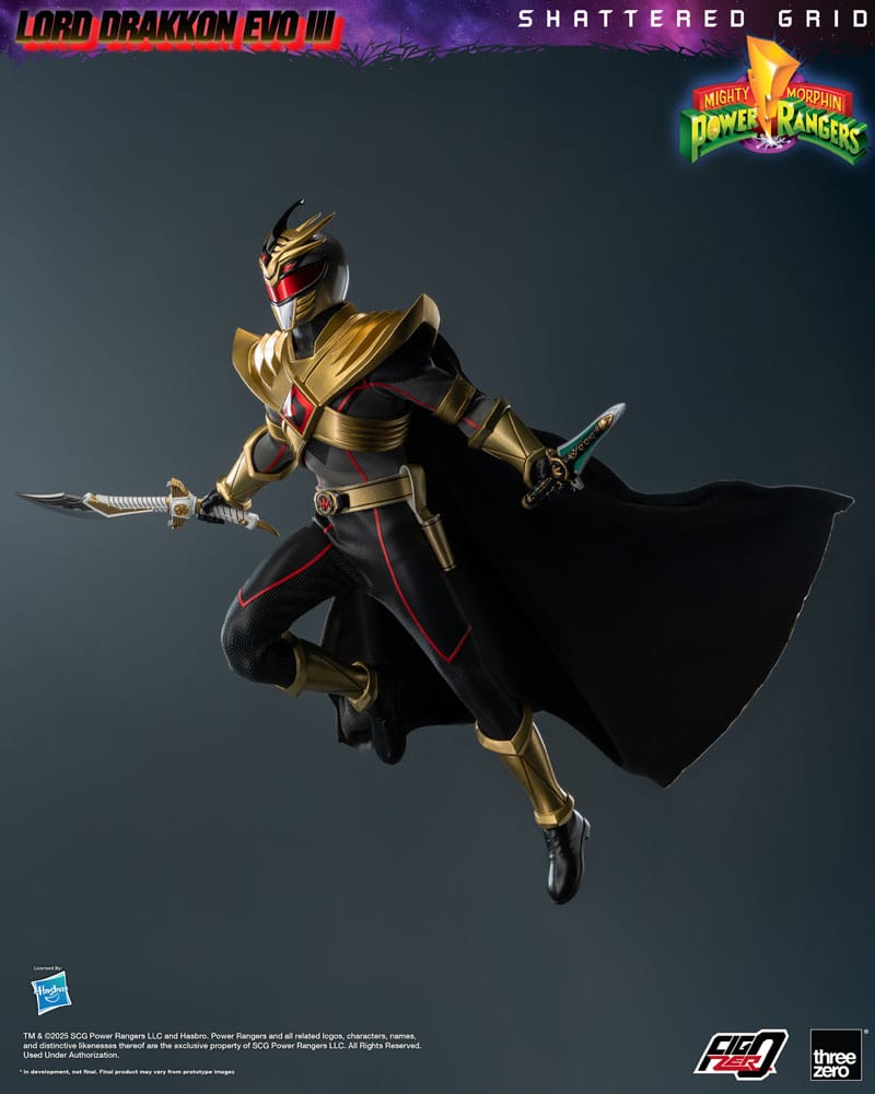 Mighty Morphin Power Rangers Shattered Grid figurine FigZero 1/6 Lord Drakkon Evo III 30 cm