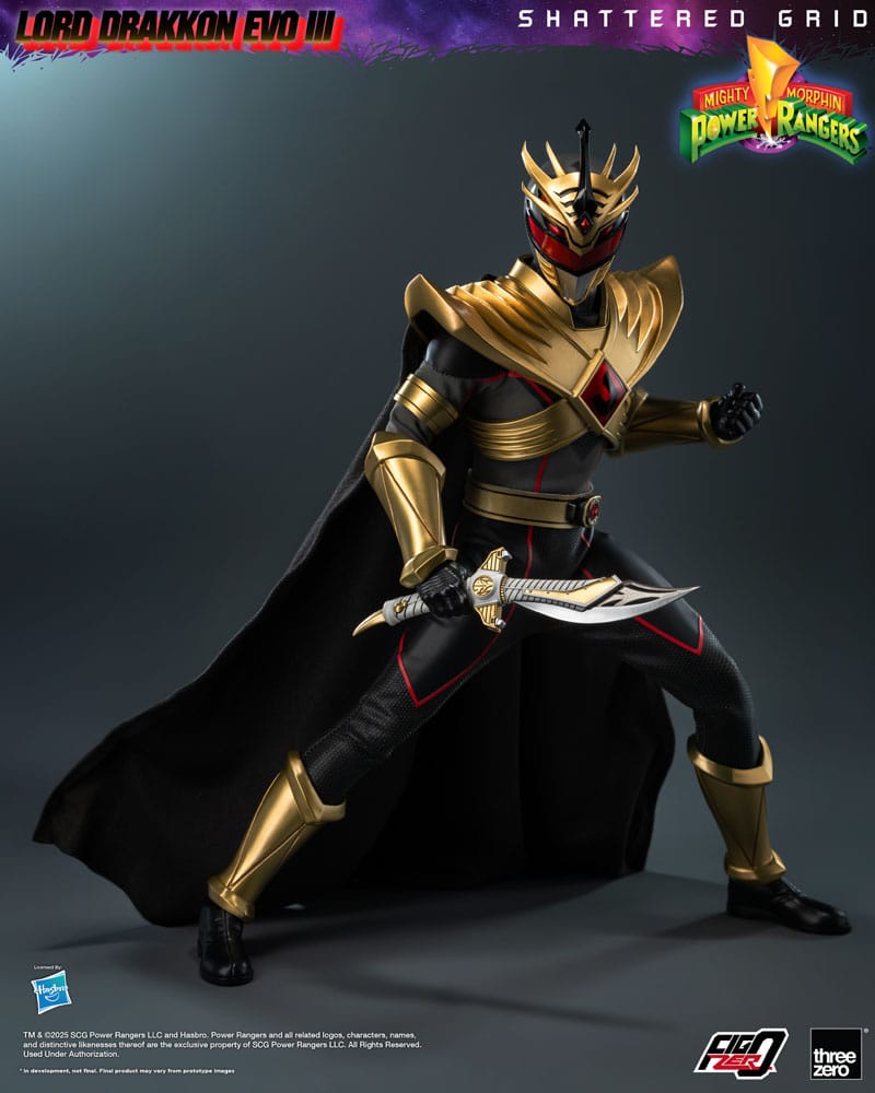 Mighty Morphin Power Rangers Shattered Grid figurine FigZero 1/6 Lord Drakkon Evo III 30 cm