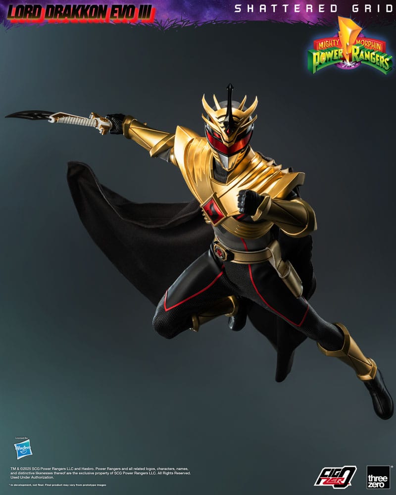 Mighty Morphin Power Rangers Shattered Grid figurine FigZero 1/6 Lord Drakkon Evo III 30 cm