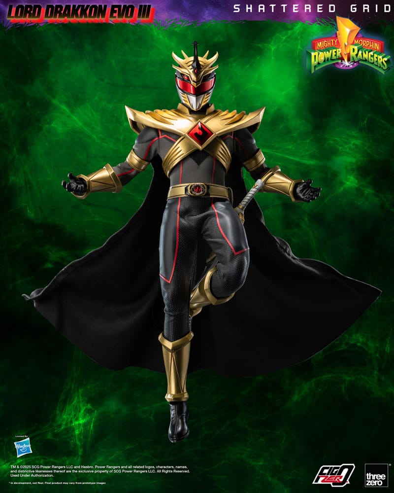 Mighty Morphin Power Rangers Shattered Grid figurine FigZero 1/6 Lord Drakkon Evo III 30 cm