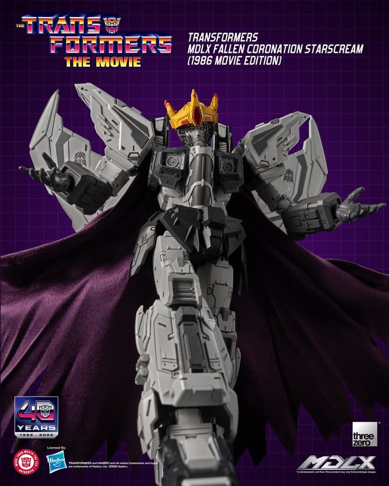 Transformers figurine MDLX Fallen Coronation Starscream (1986 Movie Edition) 20 cm