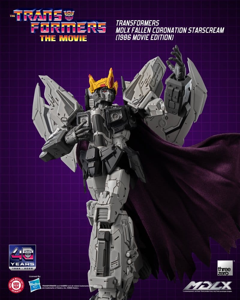 Transformers figurine MDLX Fallen Coronation Starscream (1986 Movie Edition) 20 cm