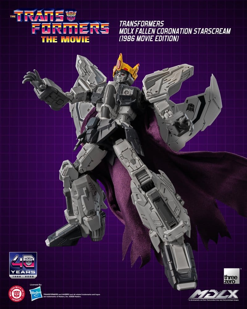 Transformers figurine MDLX Fallen Coronation Starscream (1986 Movie Edition) 20 cm