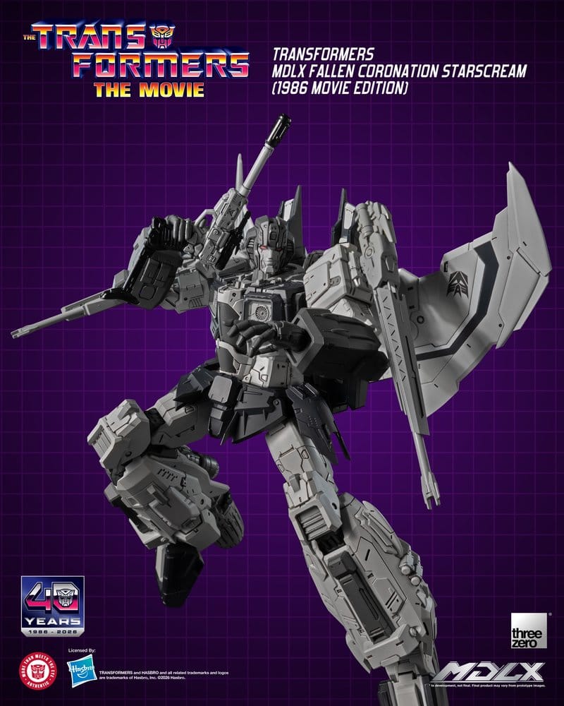 Transformers figurine MDLX Fallen Coronation Starscream (1986 Movie Edition) 20 cm