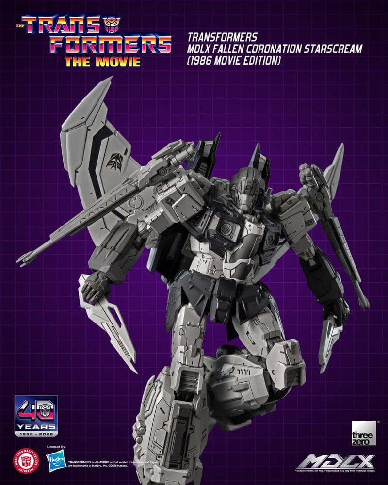 Transformers figurine MDLX Fallen Coronation Starscream (1986 Movie Edition) 20 cm