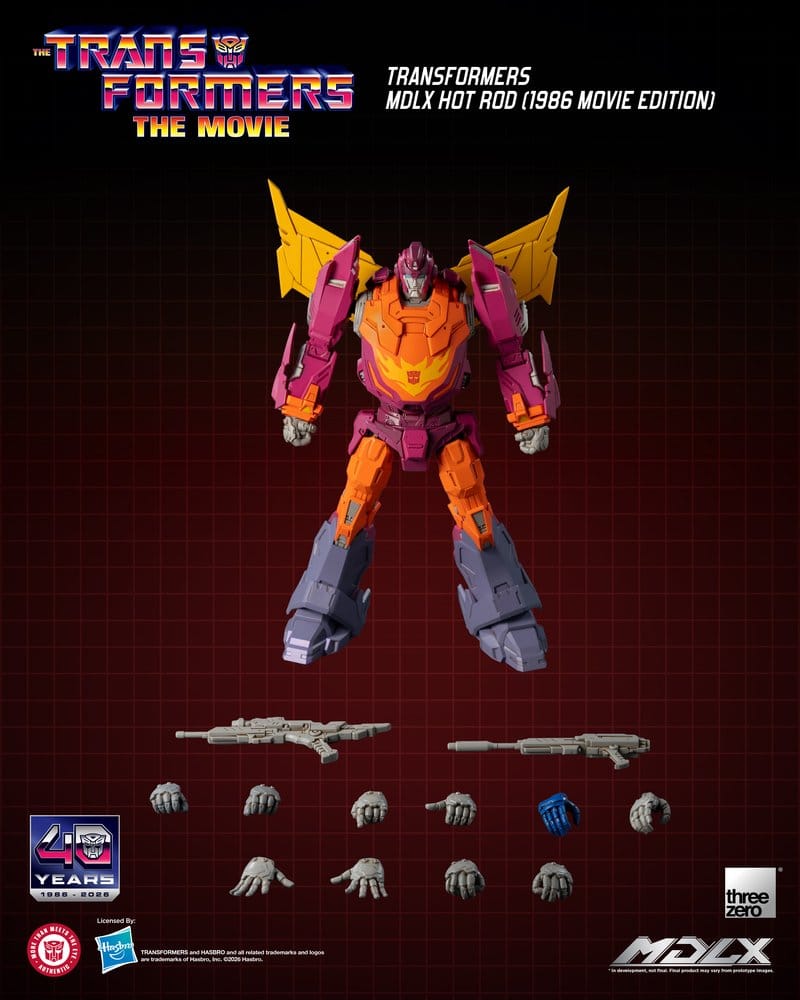 Transformers figurine MDLX Hot Rod (1986 Movie Edition) 18 cm