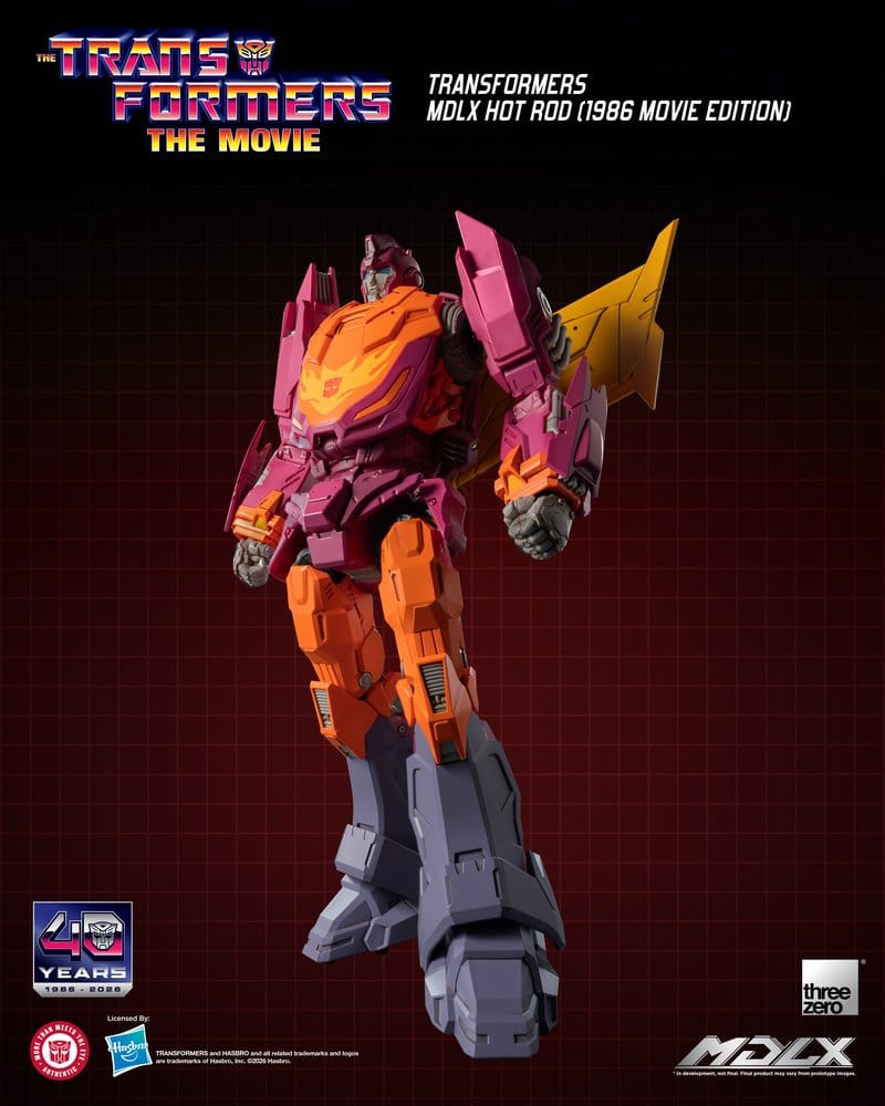 Transformers figurine MDLX Hot Rod (1986 Movie Edition) 18 cm