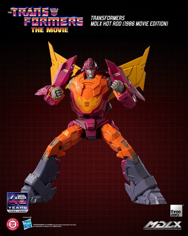 Transformers figurine MDLX Hot Rod (1986 Movie Edition) 18 cm