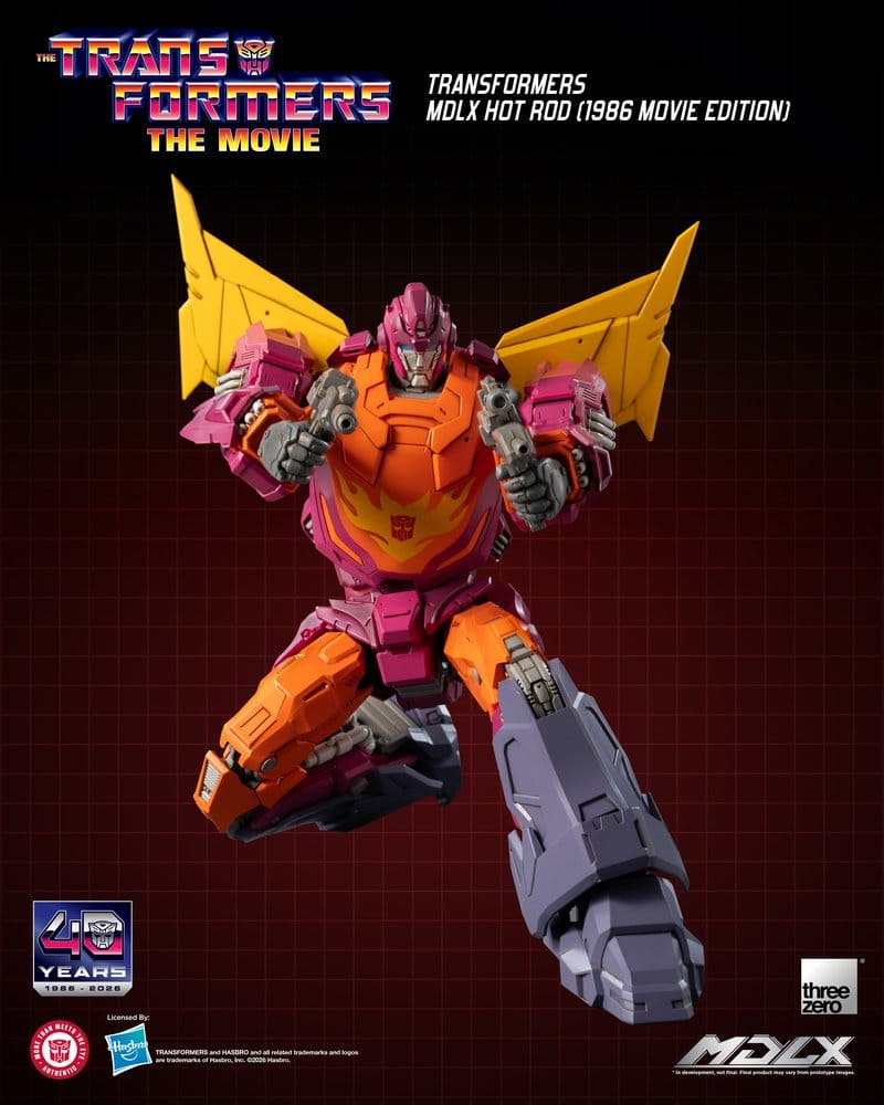 Transformers figurine MDLX Hot Rod (1986 Movie Edition) 18 cm
