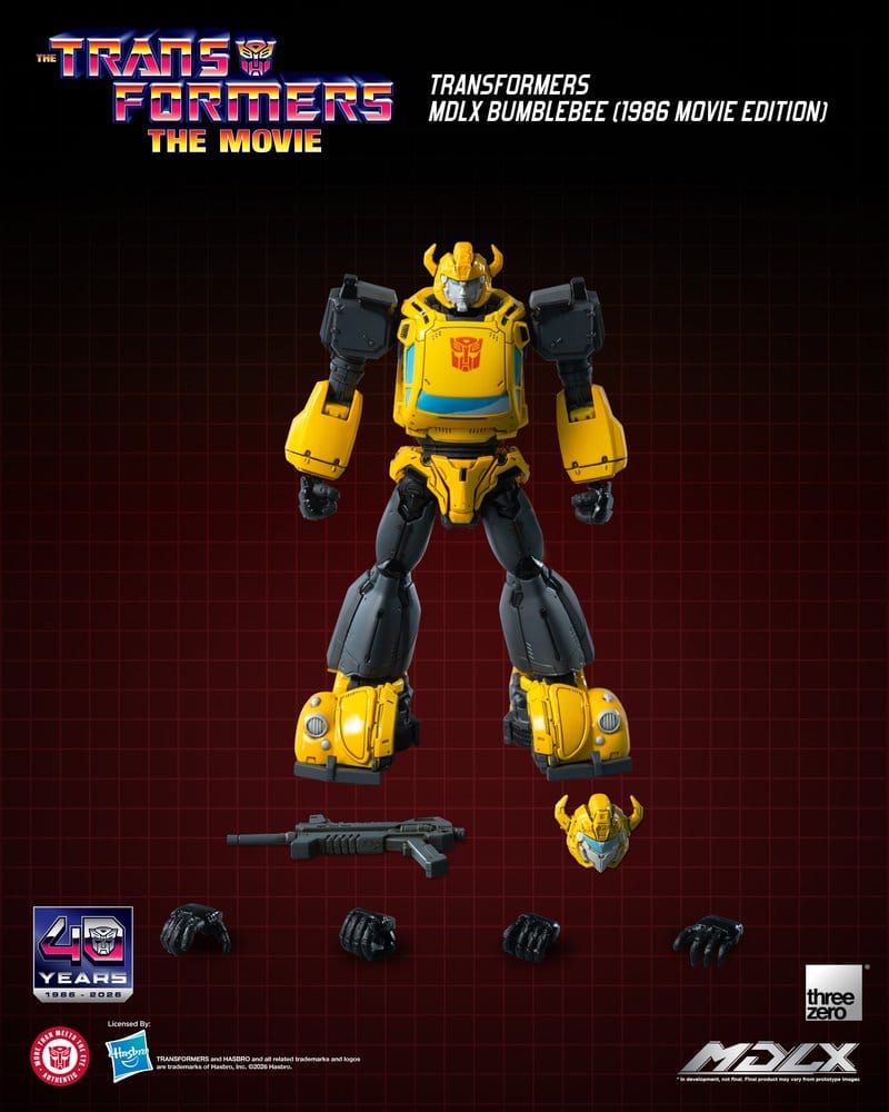Transformers MDLX figurine Bumblebee (1986 Movie Edition) 12 cm