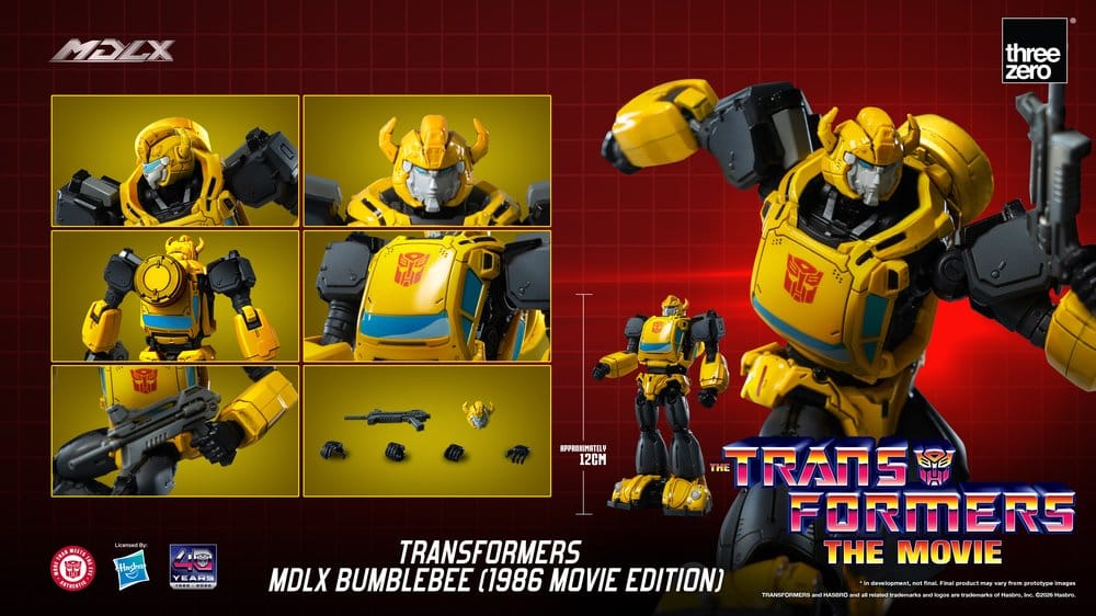 Transformers MDLX figurine Bumblebee (1986 Movie Edition) 12 cm