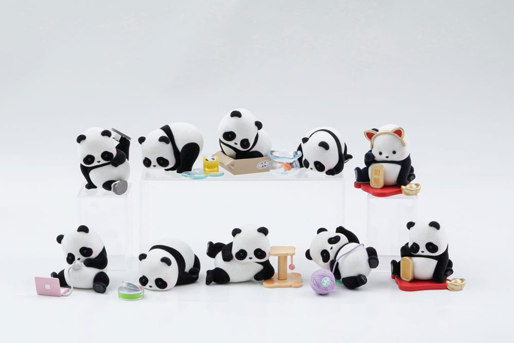 Panda Roll assortiment figurines Blind Box Panda As A Cat 7 cm (8)