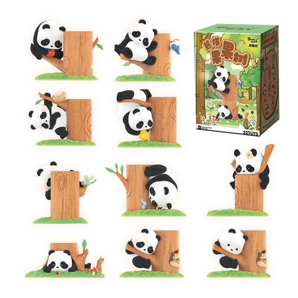 Panda Roll assortiment figurines Blind Box Fruit Tree Climbing 7 cm (8)