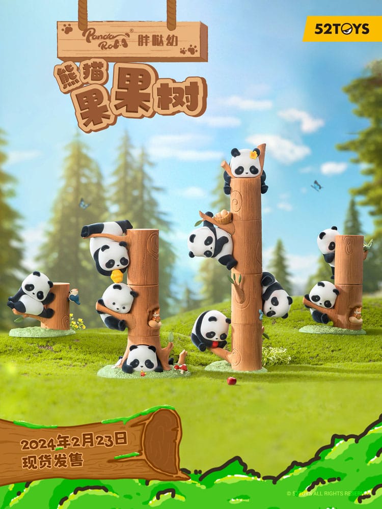 Panda Roll assortiment figurines Blind Box Fruit Tree Climbing 7 cm (8)