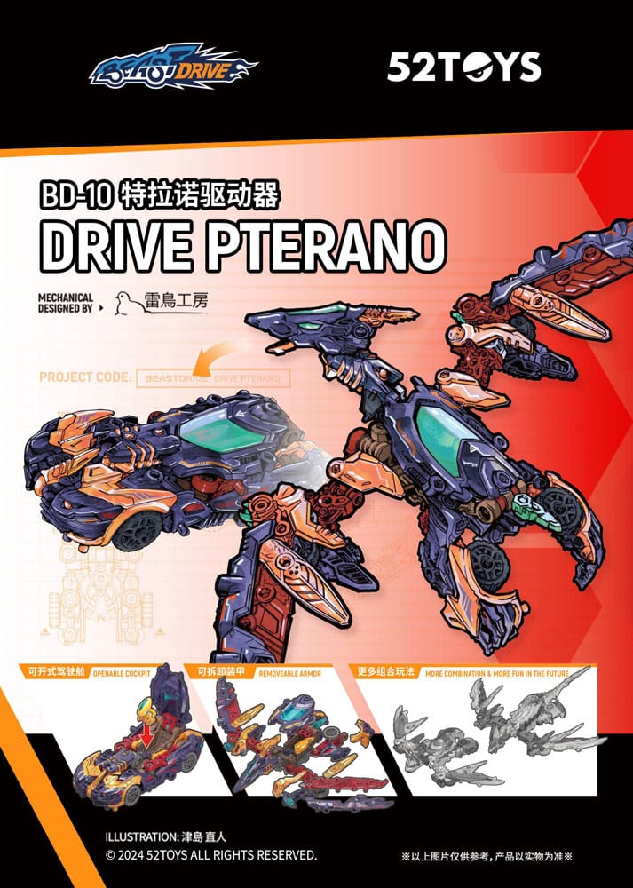 Beastbox figurines BD-10 Drive Pterano 11 cm