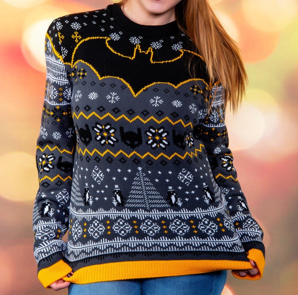 Batman pull de Noël Penguin (S)