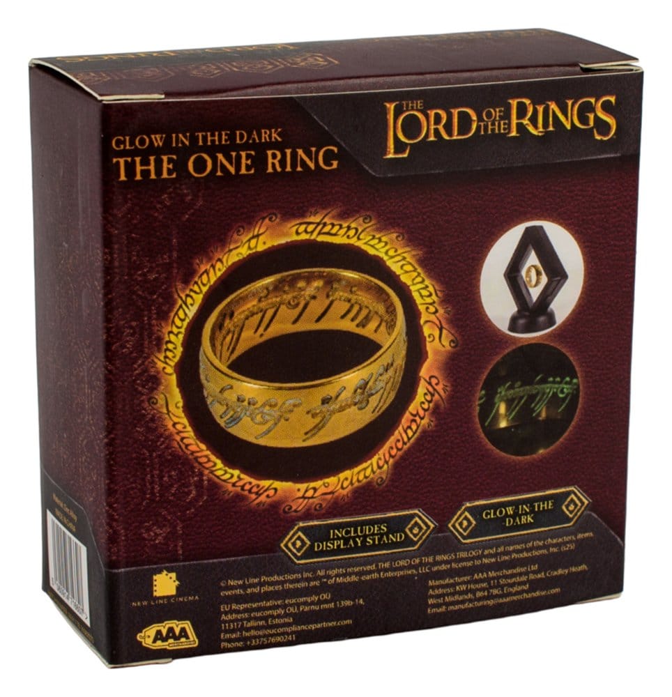 Le Seigneur des Anneaux réplique One Ring Glow in the Dark