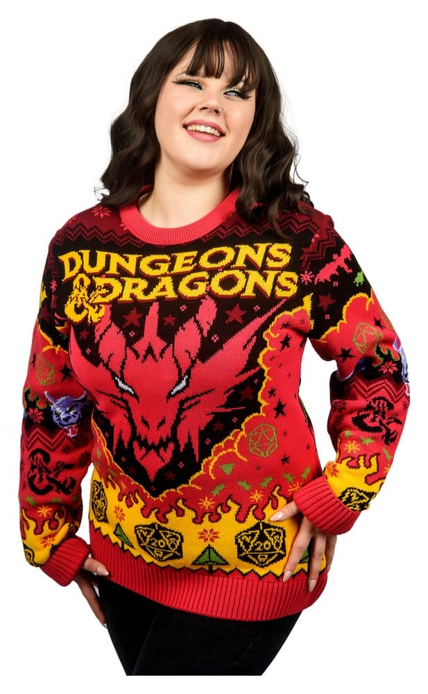 Dungeons & Dragons pull de Noël (XL)