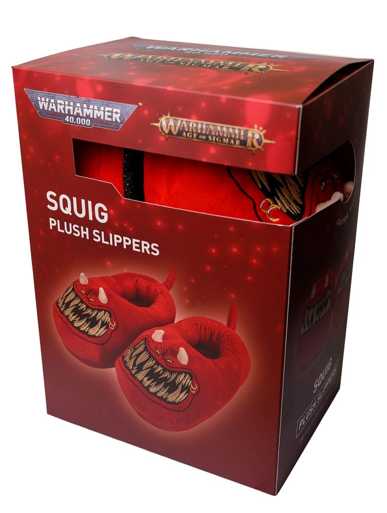Warhammer 40,000 pantoufles Red Squig Slippers (One Size)