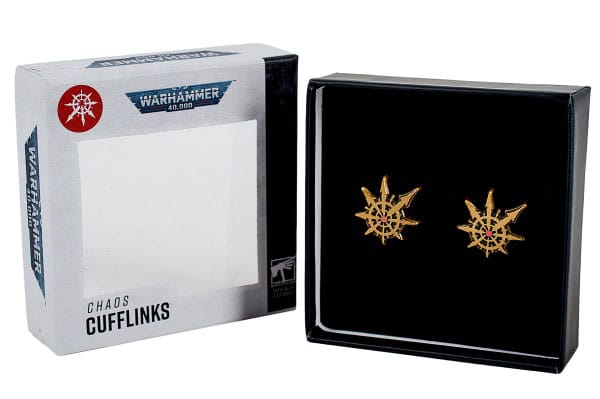 Warhammer 40,000 boutons de manchette Chaos