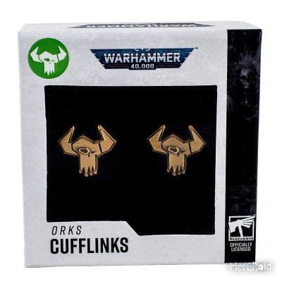 Warhammer 40,000 boutons de manchette Orks